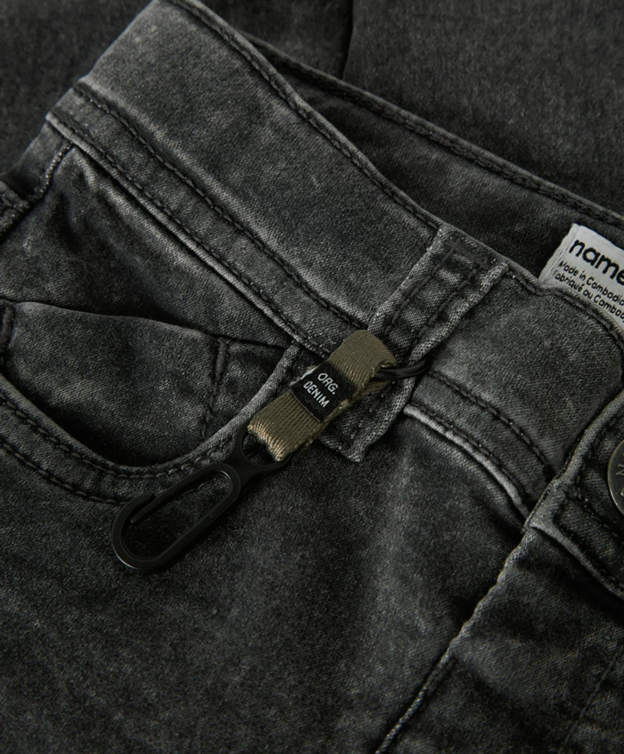 NMMTHEO DNMTHAYER 2689SWE KEY PANT jongens jeans grijs