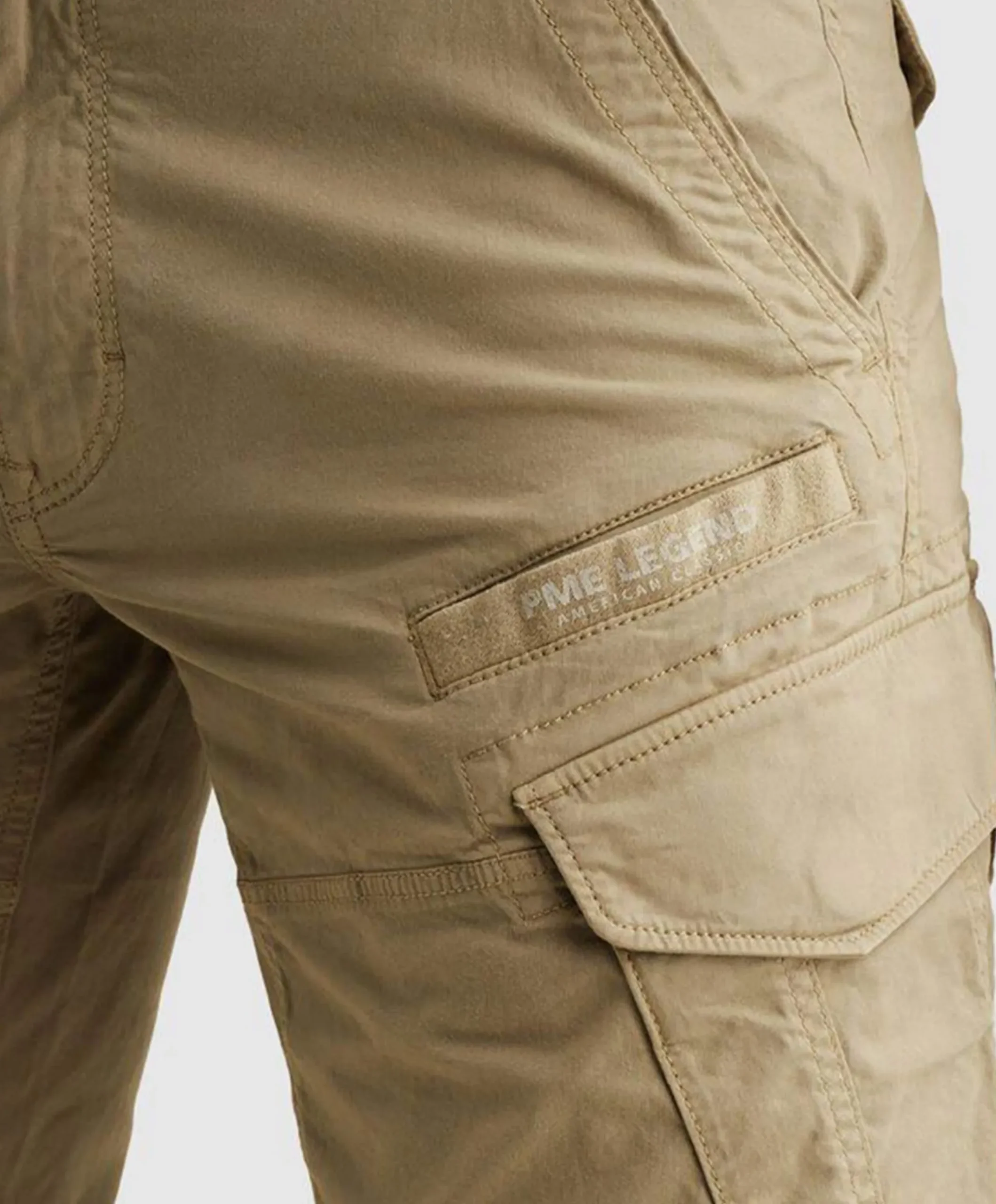 NORDROP CARGO SHORTS STRETCH TWILL heren korte broek beige