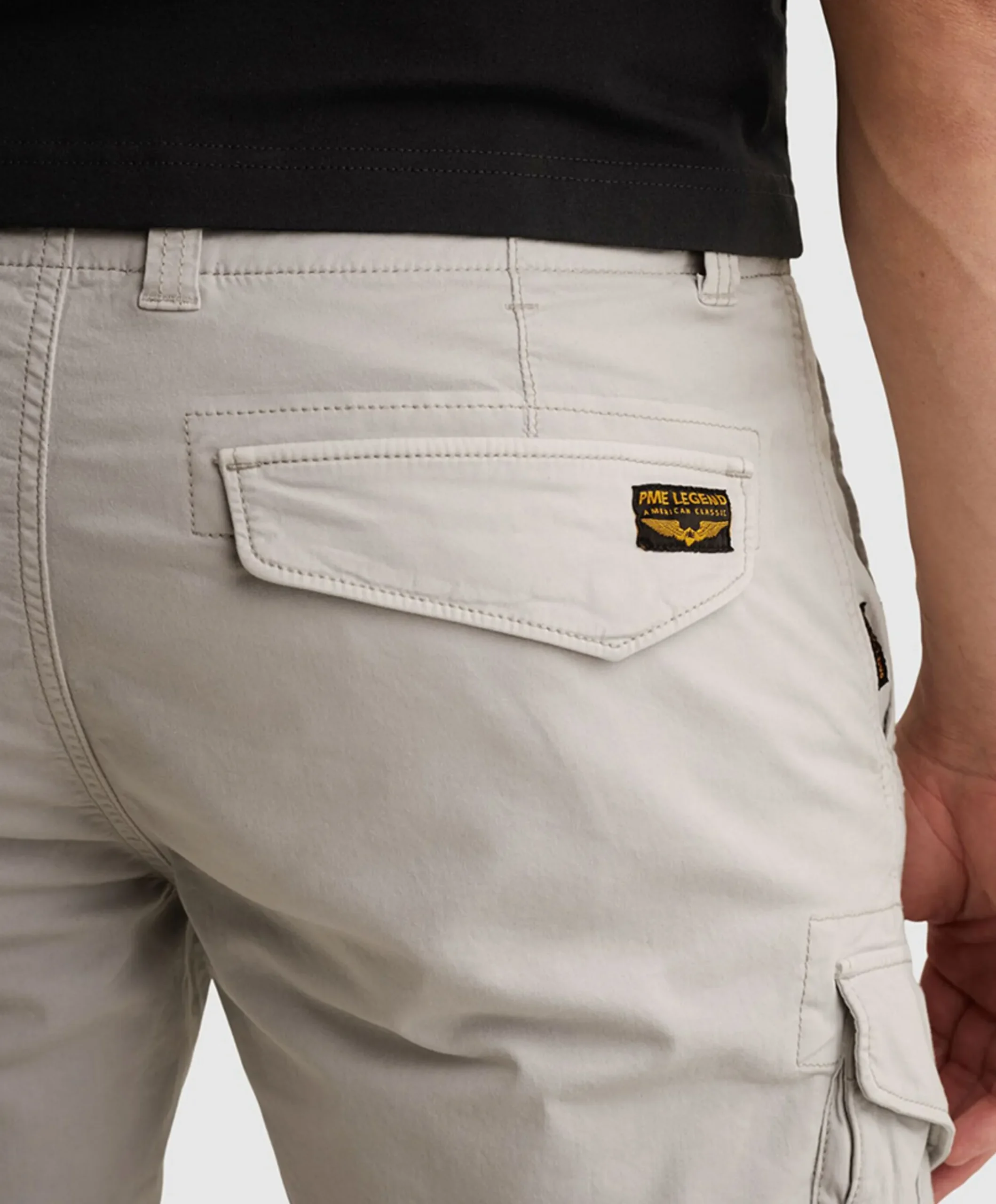 NORDROP CARGO SHORTS STRETCH TWILL heren korte broek beige