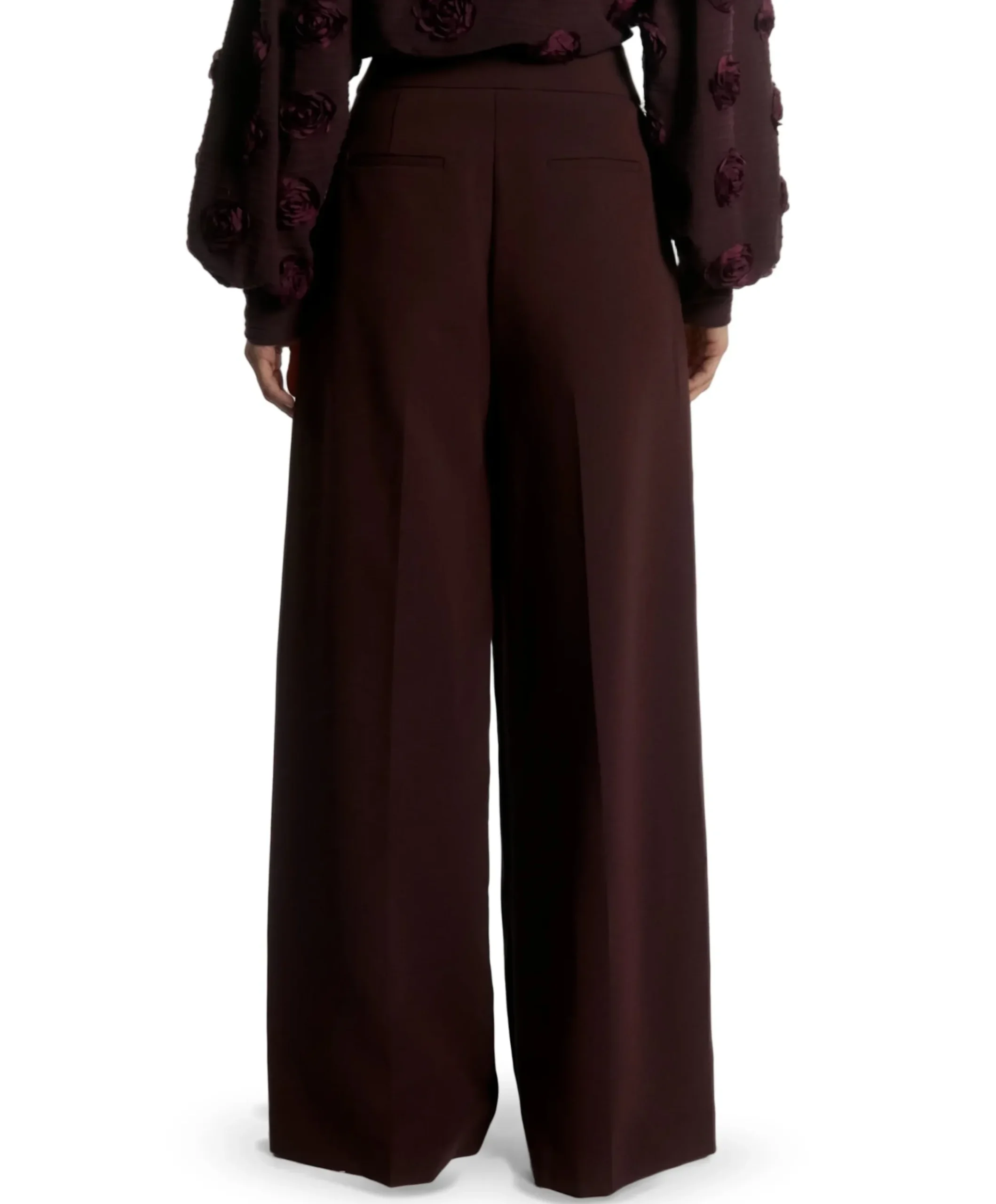 NORE BUTTONS RPES 345 dames broek bordeaux