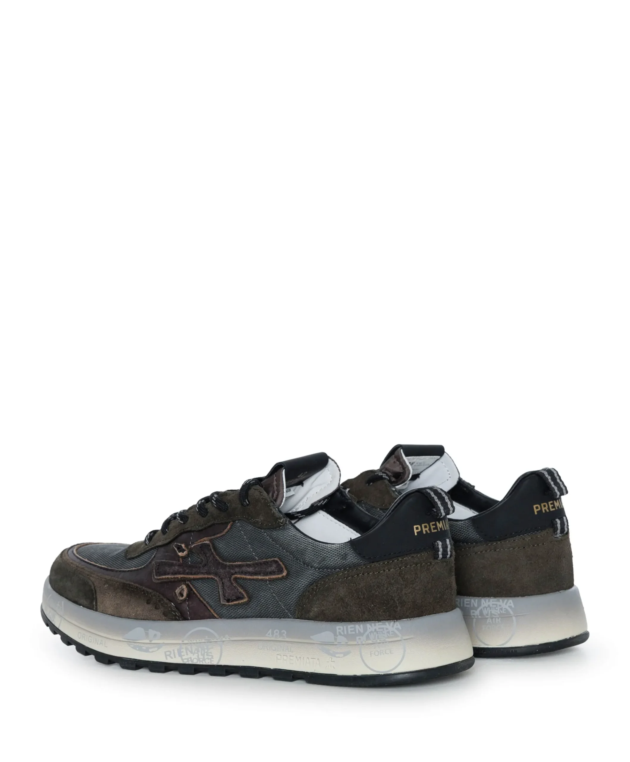 Nous heren sneakers bruin