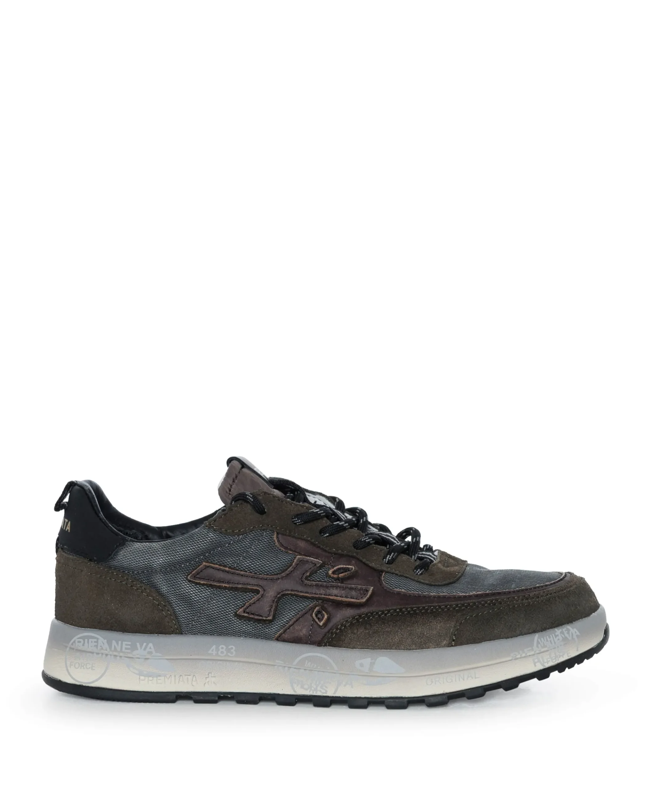 Nous heren sneakers bruin