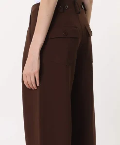 October dames broek bruin