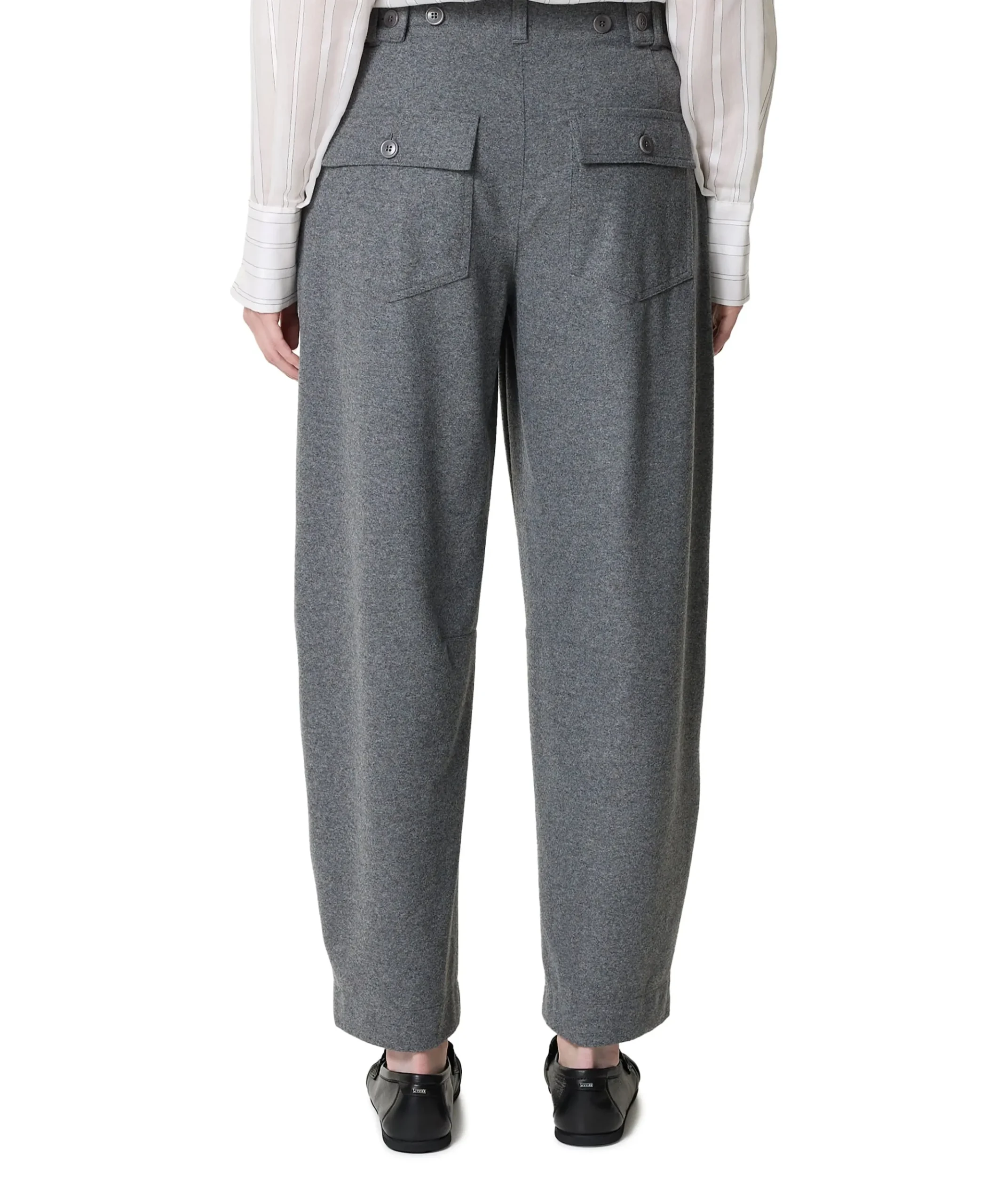 October dames broek grijs