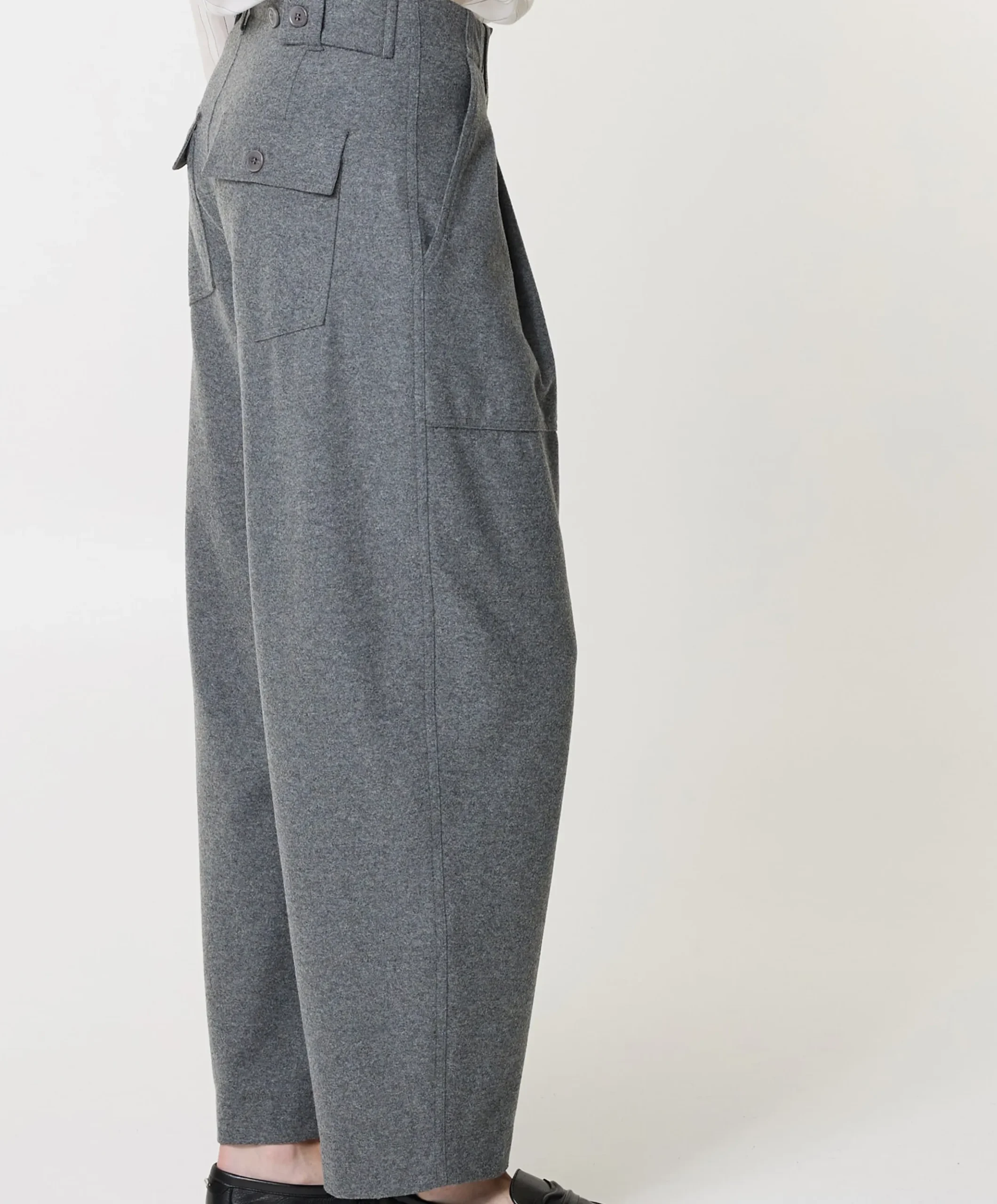 October dames broek grijs