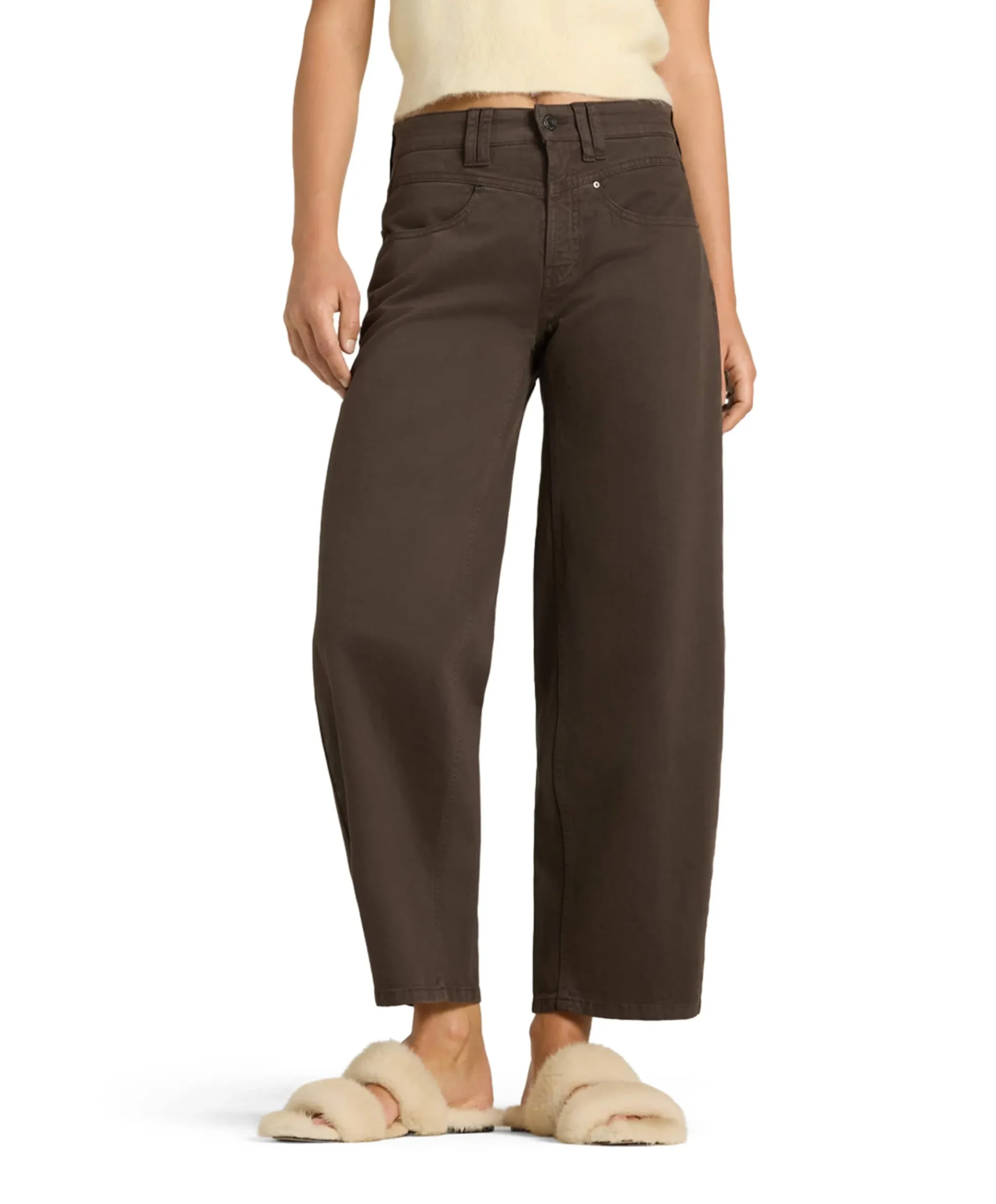 Odele dames broek bruin