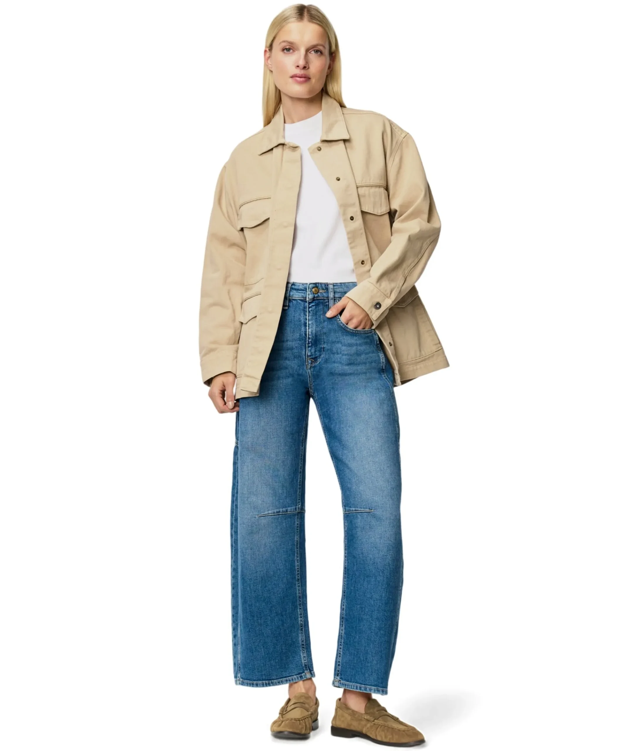 OHIO dames jeans blauw