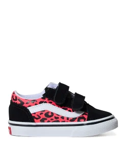 Old Skool V GLITTER meisjes sneakers roze