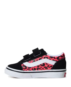 Old Skool V GLITTER meisjes sneakers roze