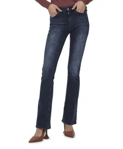 ONLBLUSH MID FLARED DNM REA409 NOOS dames jeans blauw