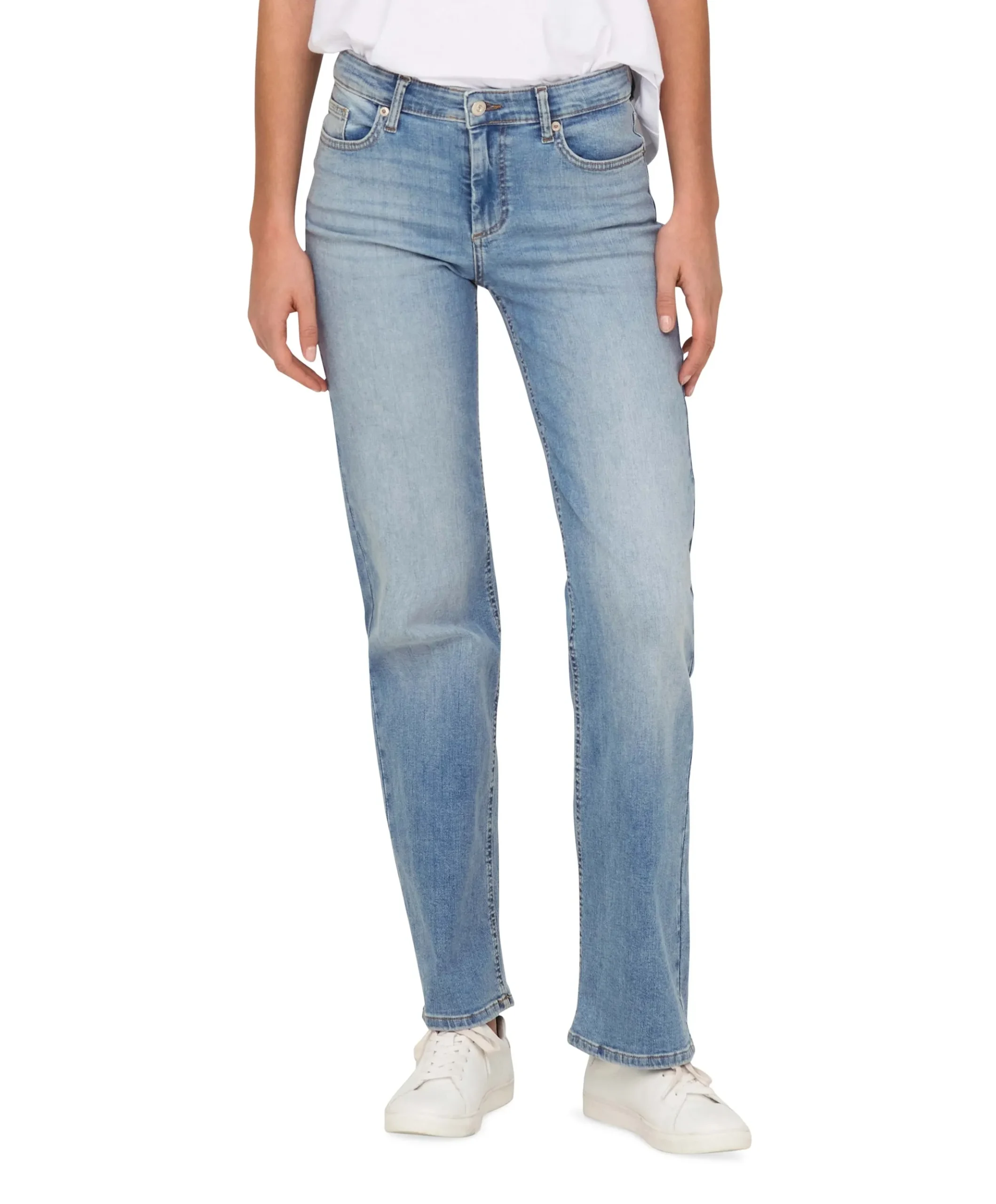 ONLBLUSH MID STRAIGHT DNM TAI467 NO dames jeans blauw