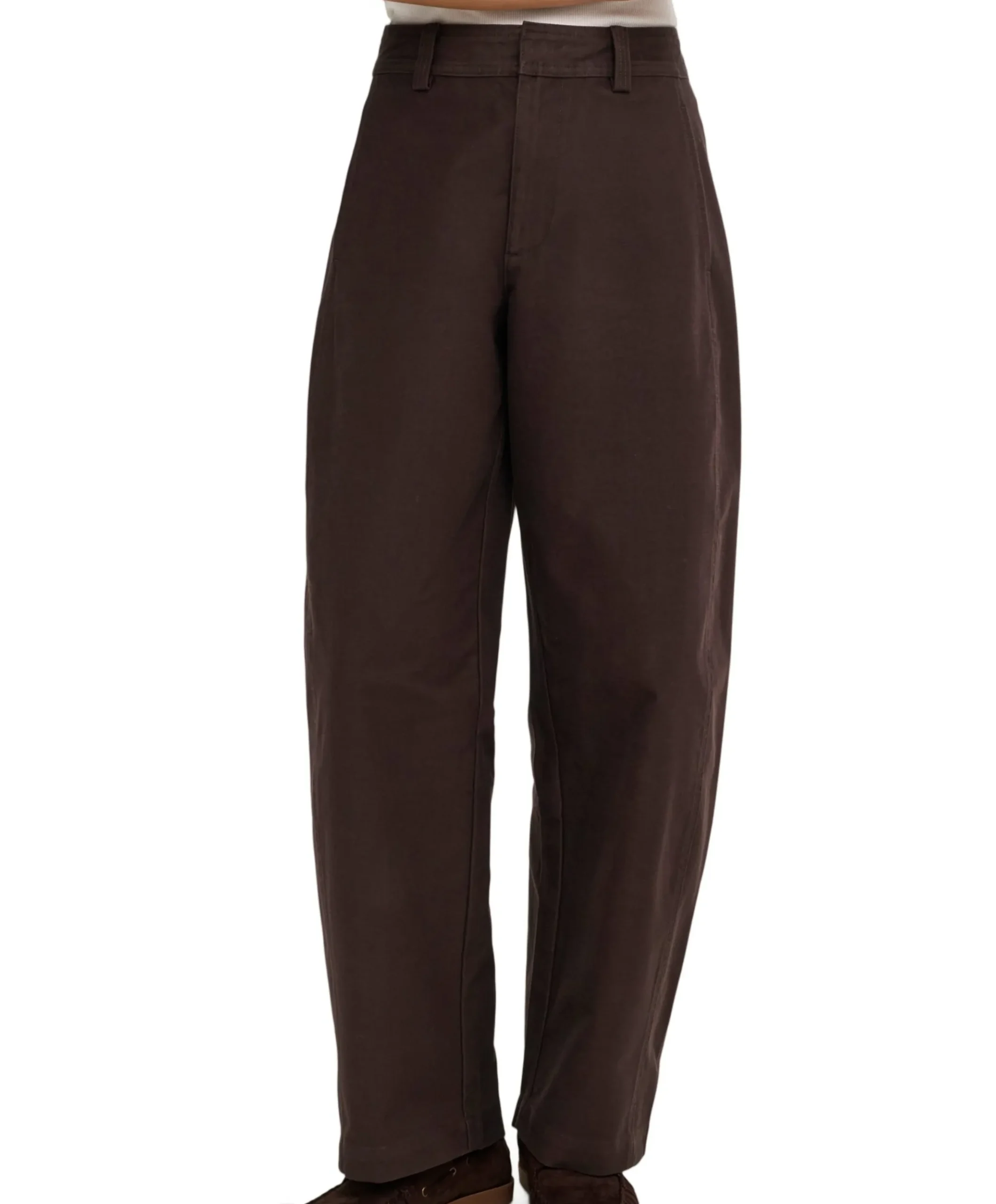 ONLCLAIR MW BARREL NOOS dames broek bruin