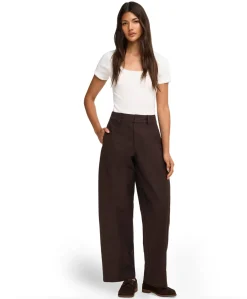 ONLCLAIR MW BARREL NOOS dames broek bruin