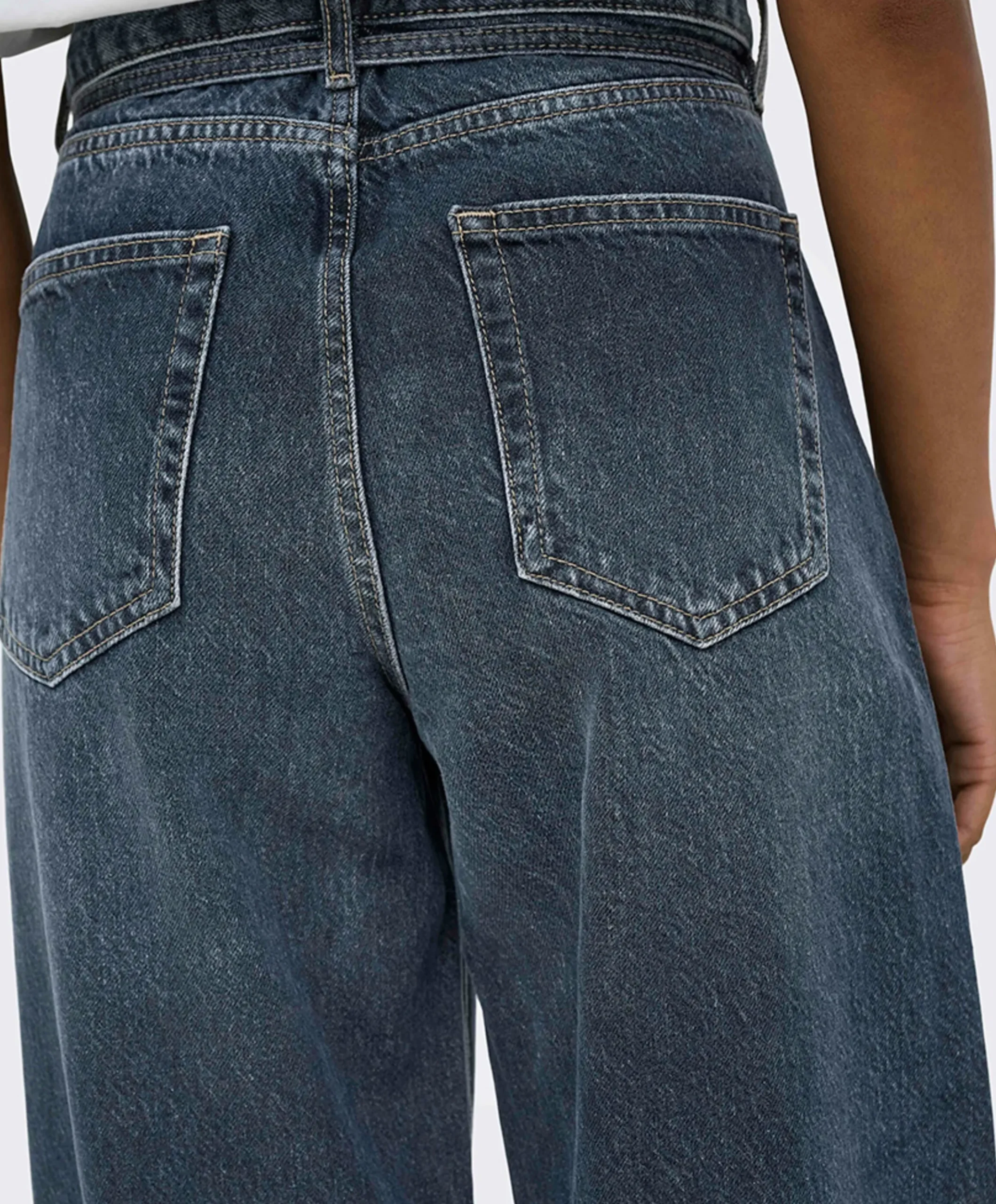 ONLGIANNA MW DOT003 NO dames jeans blauw