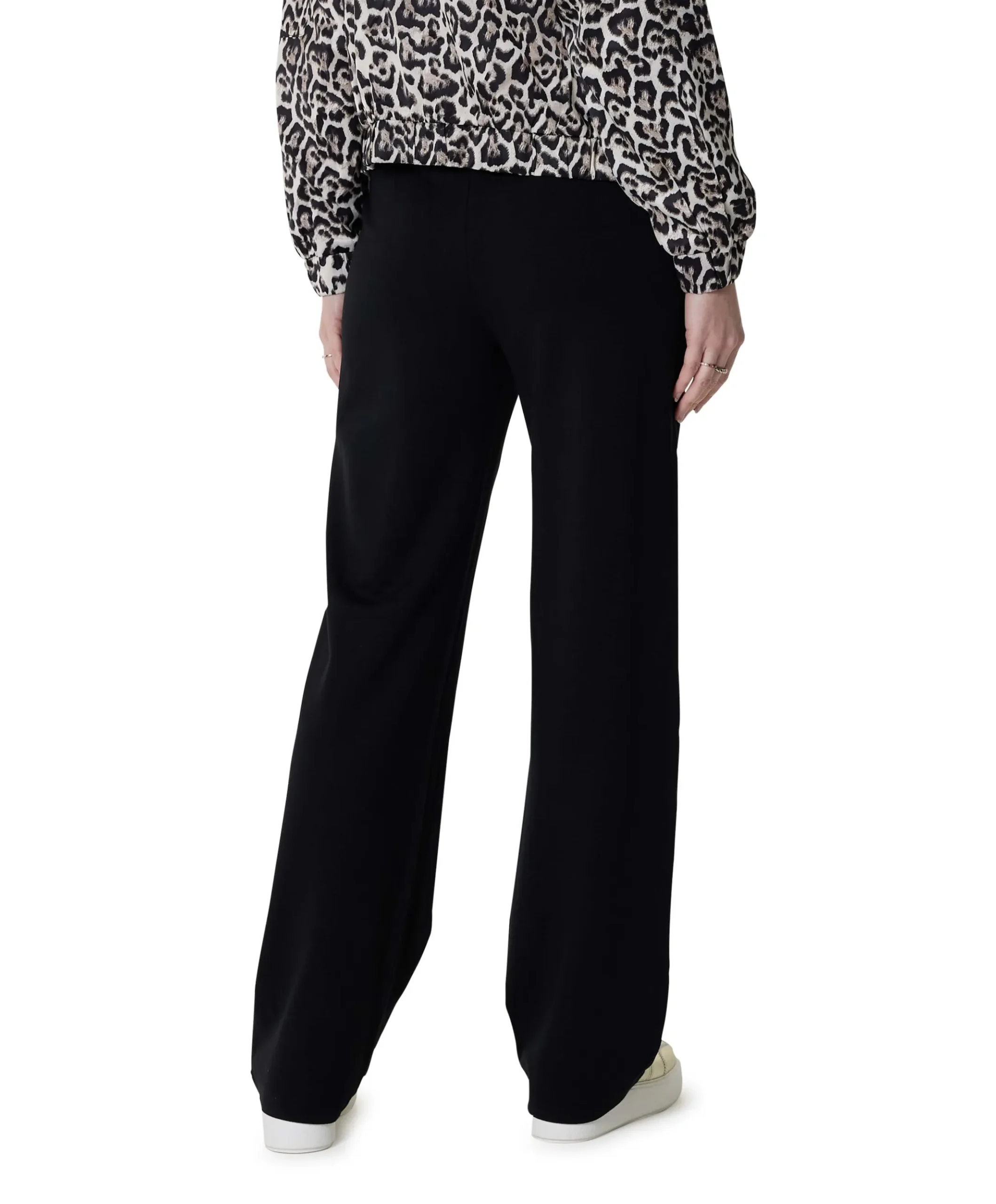 ONLPOPTRASH LIFE MW STRAIGHT PANT P dames broek zwart