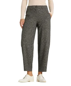 Orly plain dames broek grijs