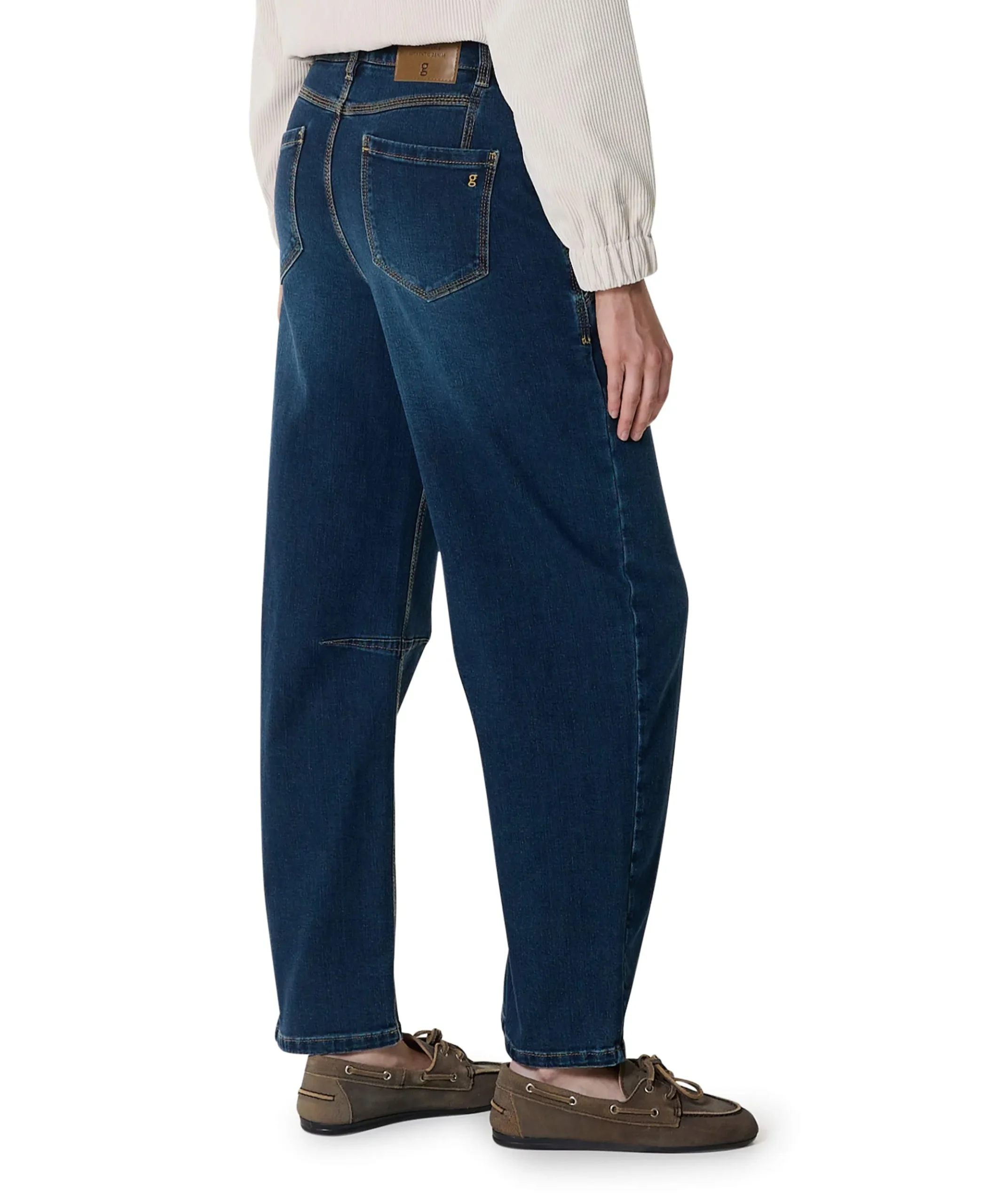 O-Shape Modern dames jeans blauw