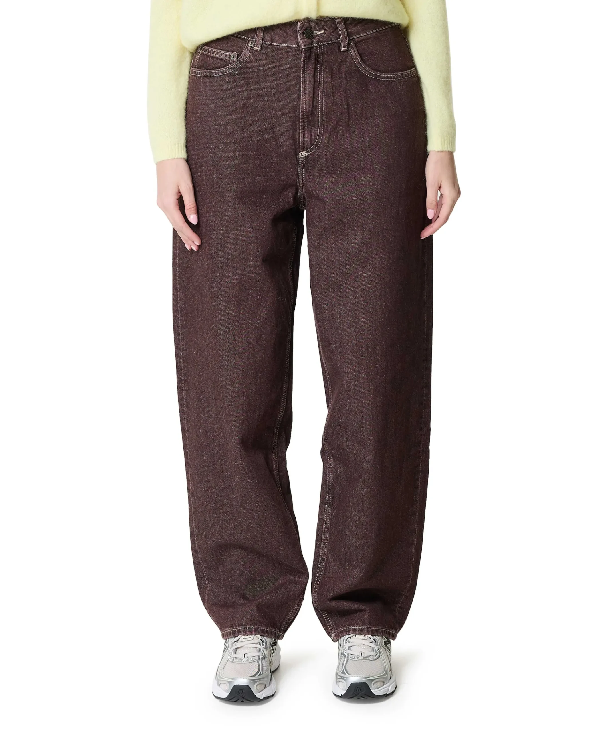 Oshow dames broek bruin
