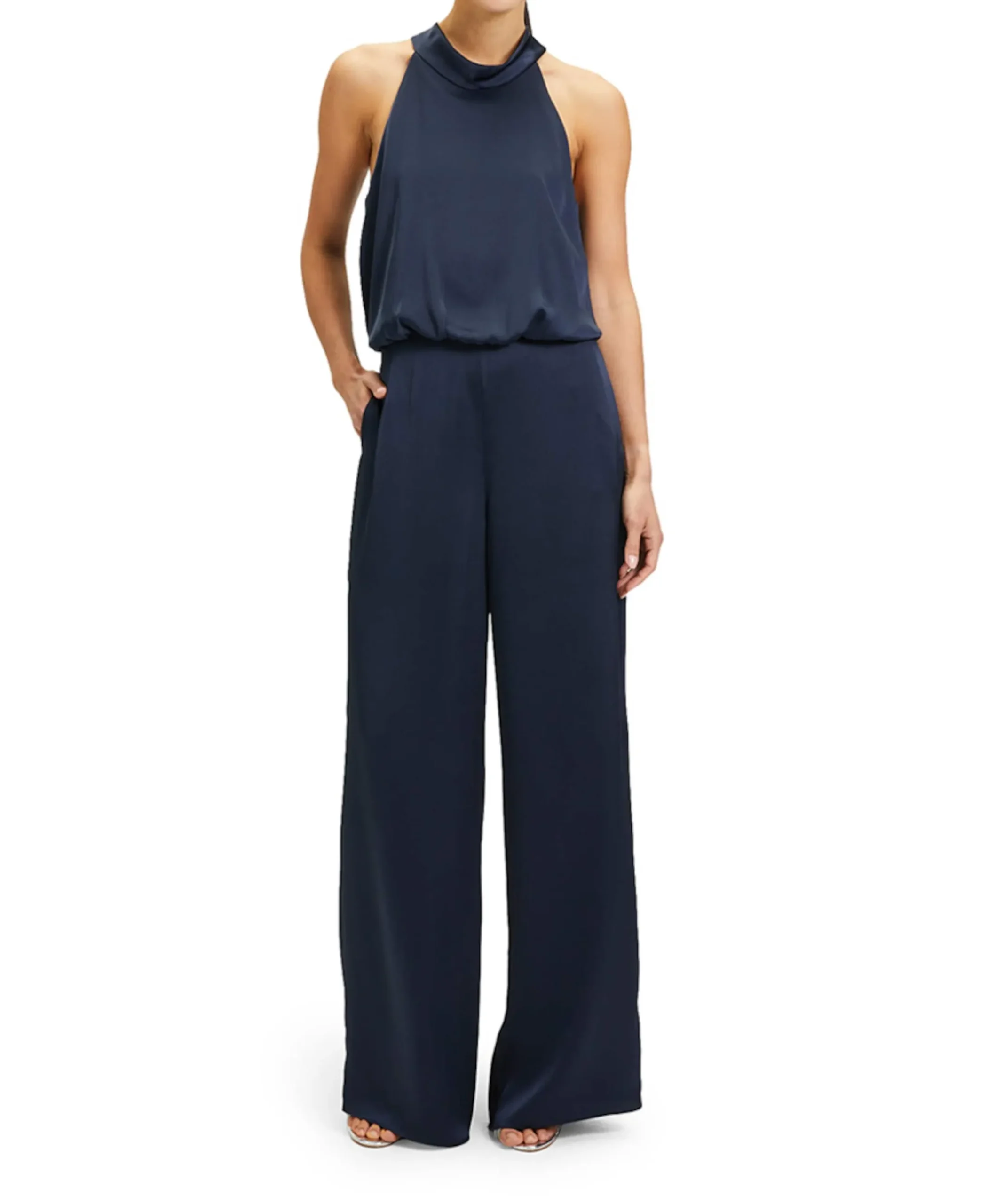 Overall dames jumpsuit blauw