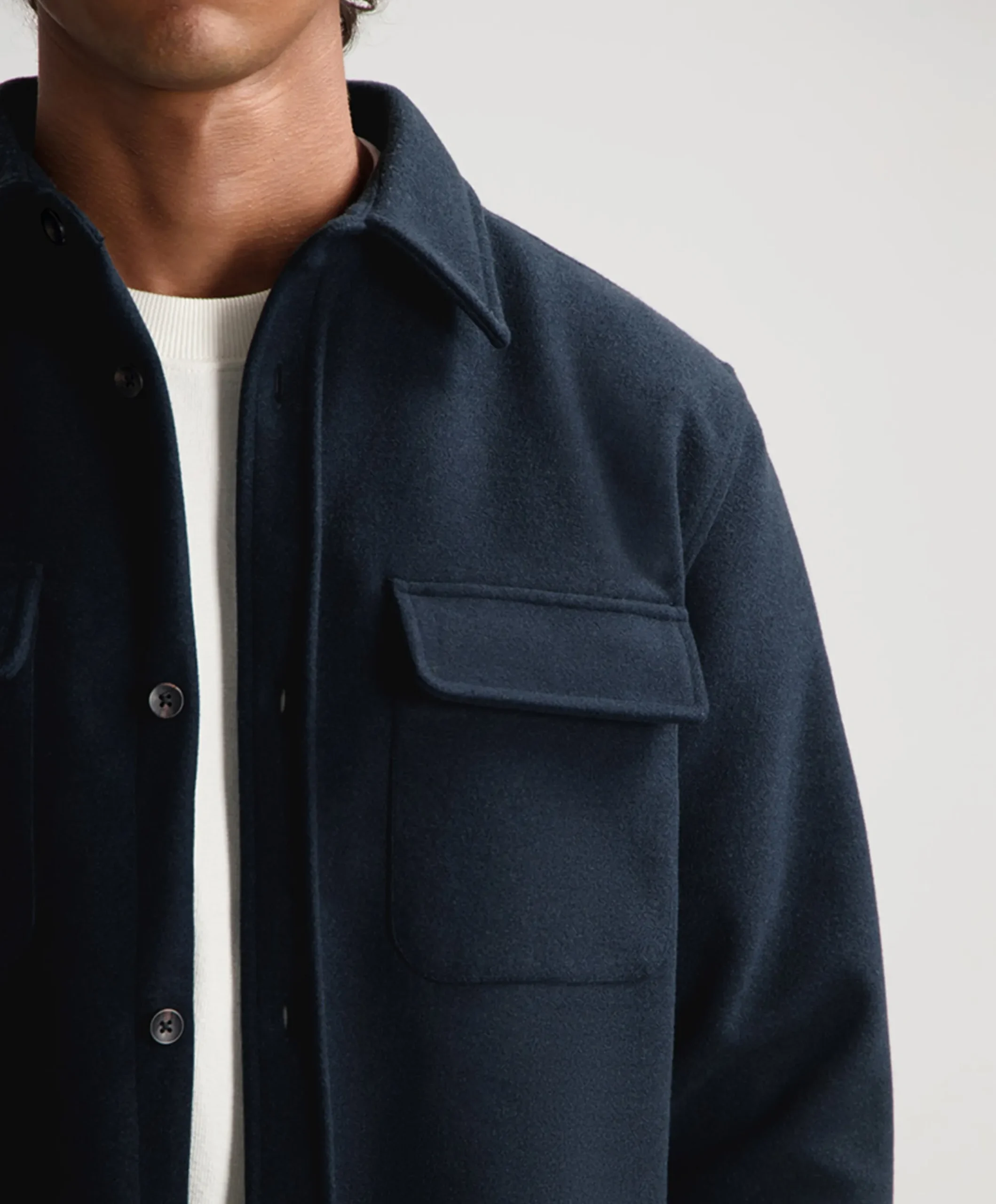 Overshirt blauw