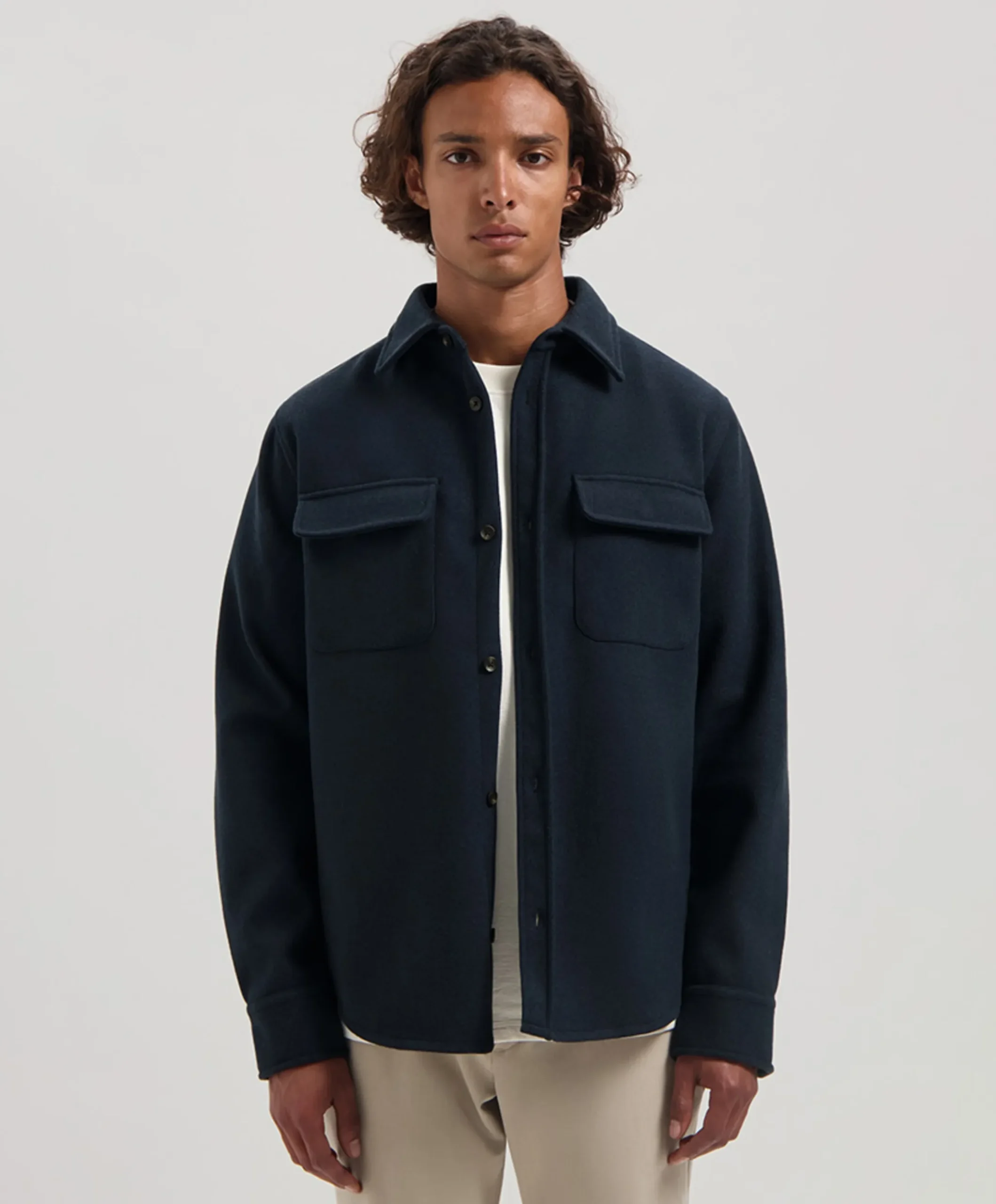 Overshirt blauw