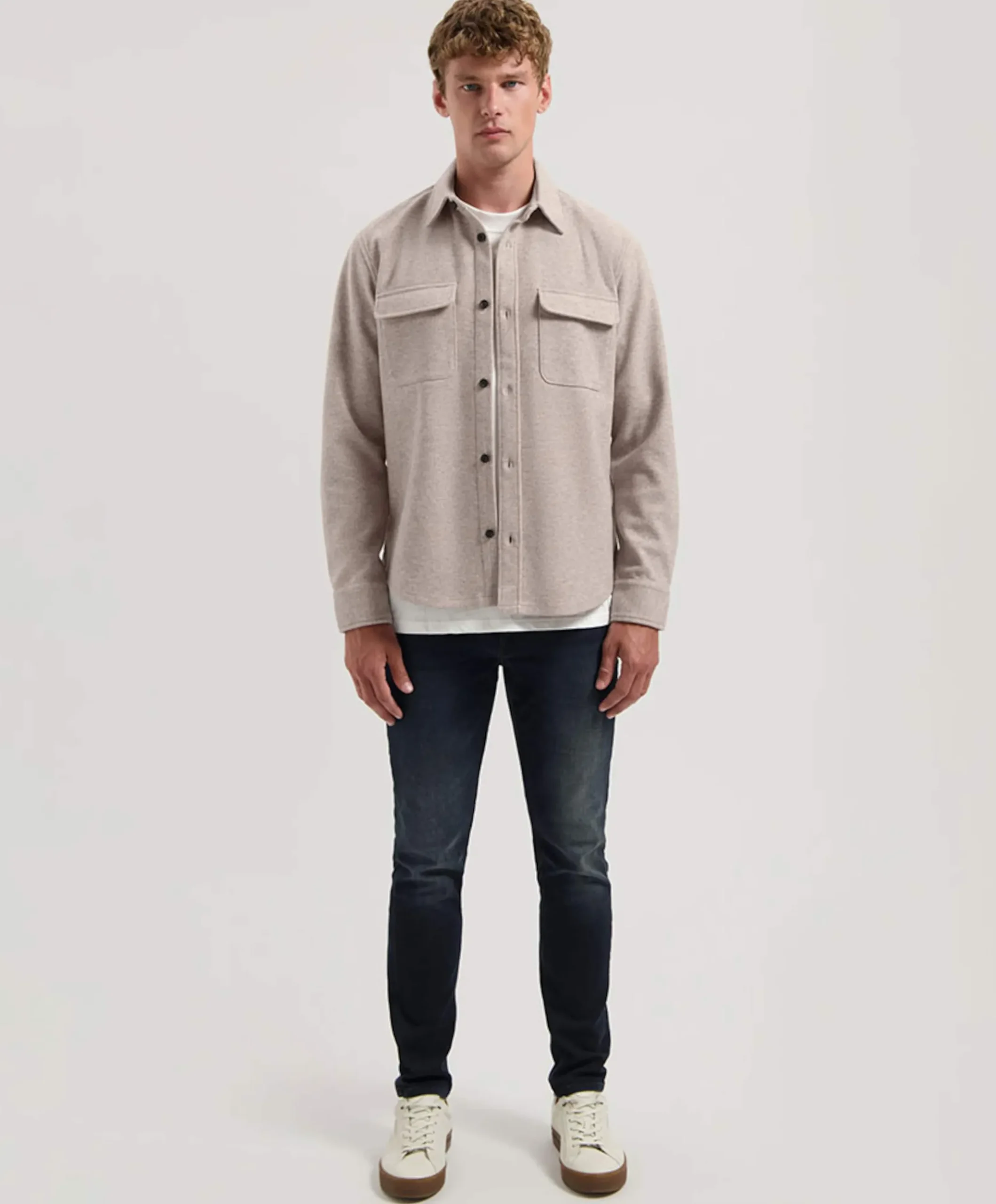 Overshirt bruin