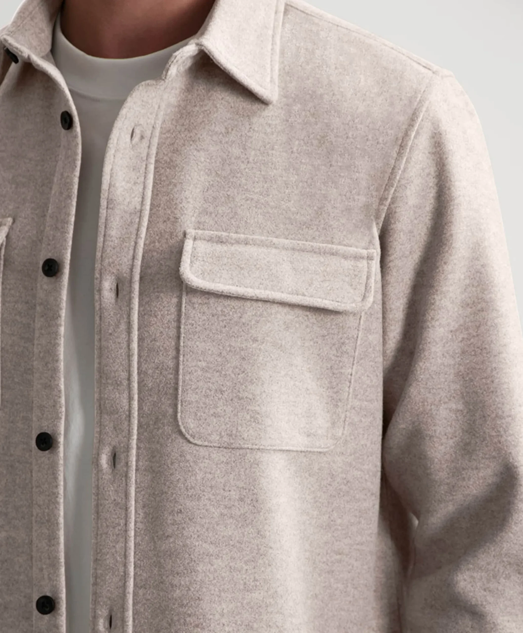 Overshirt bruin