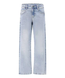 Oversized fit jongens jeans blauw