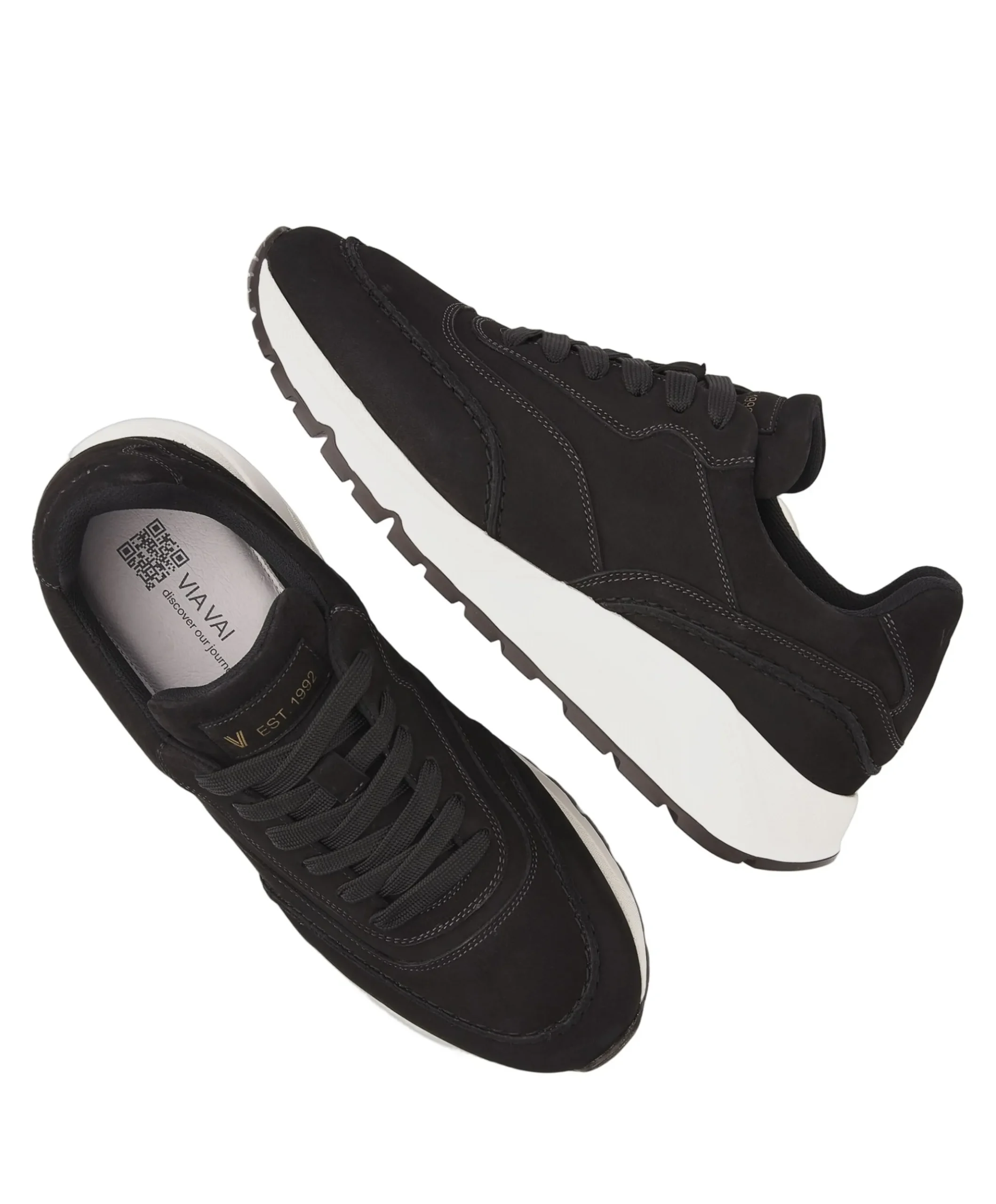 Owen Jimmy heren sneakers zwart