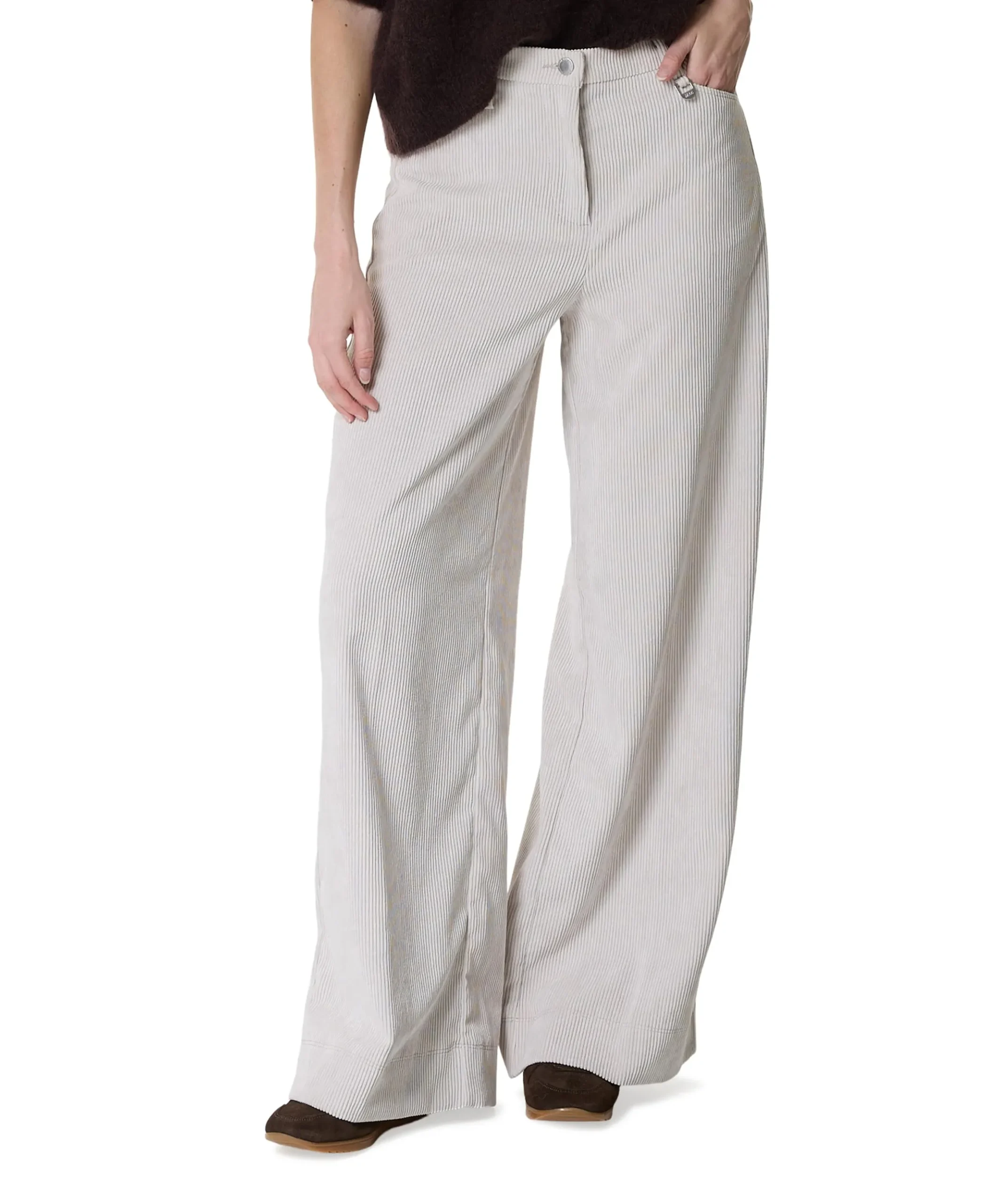 PALAZZO dames pantalon ecru