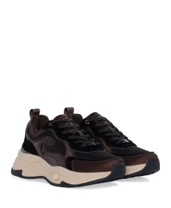 PALMA ORA dames sneakers bruin