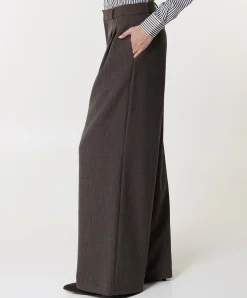 Pantalone dames pantalon bruin