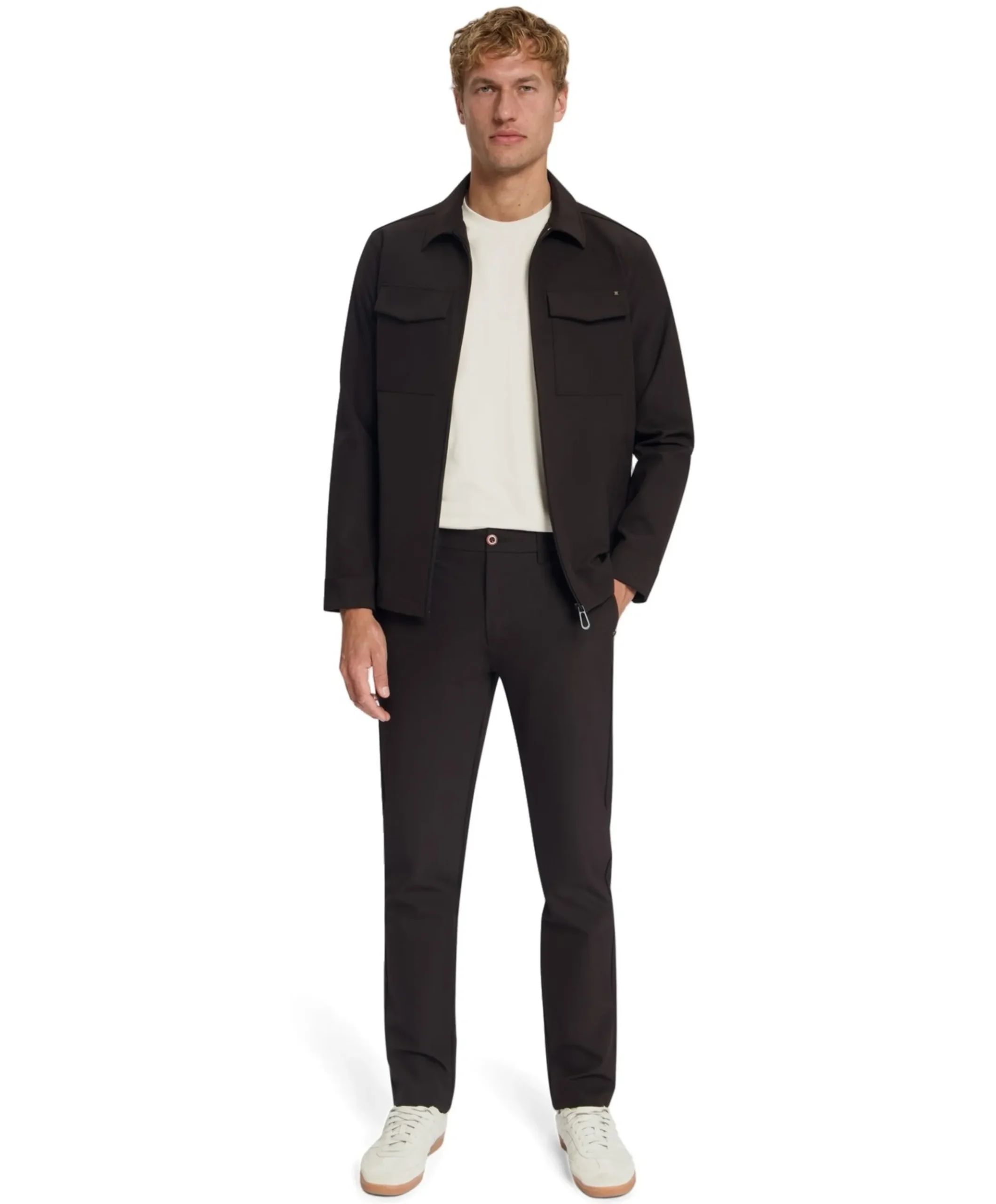 Pants Chino 4-Way Stretch Sedoc Rel heren broek bruin