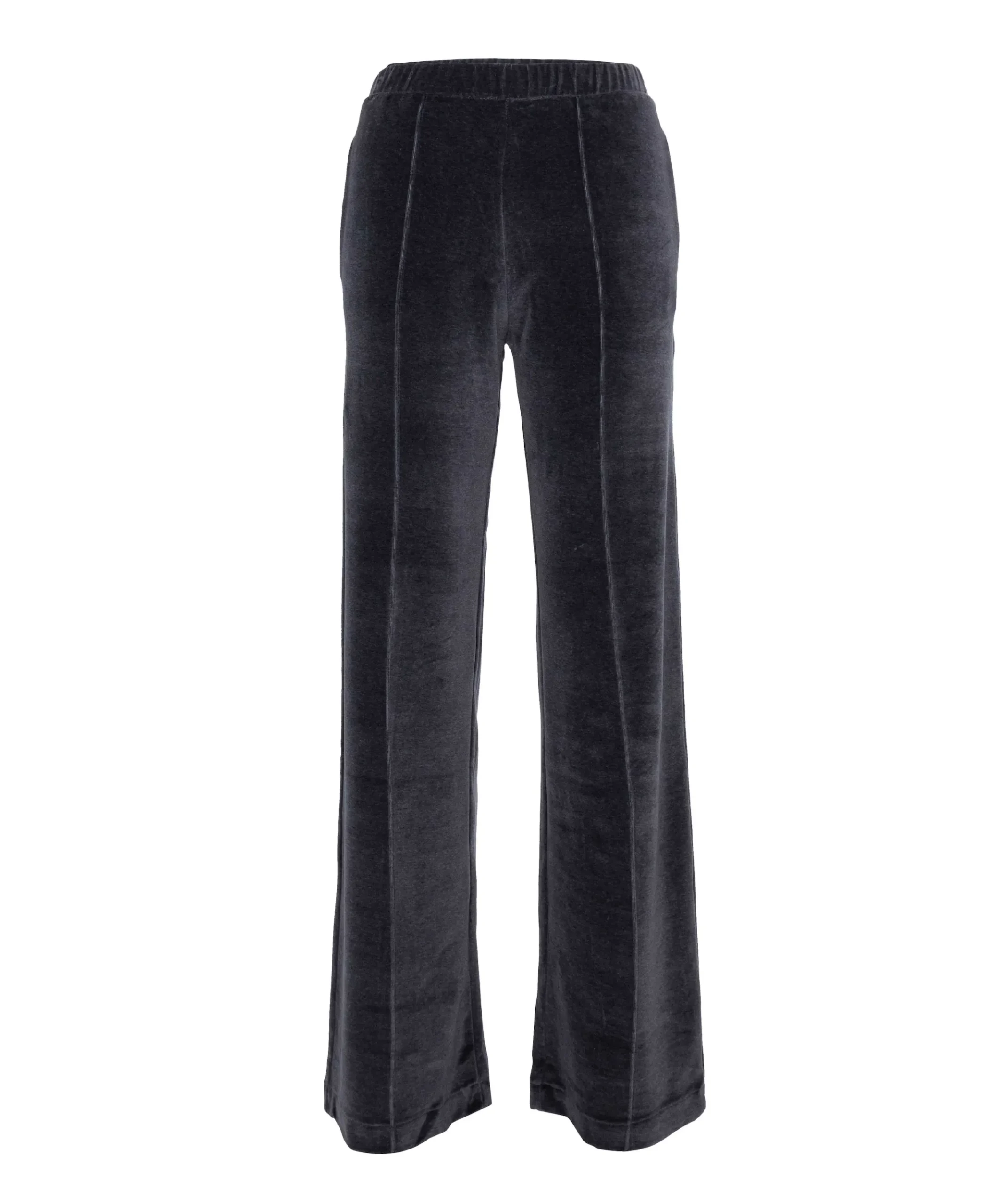 Pants Velour dames broek grijs