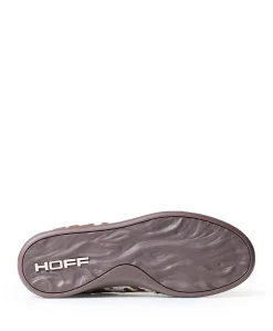 PARK PRINT dames sneakers bruin