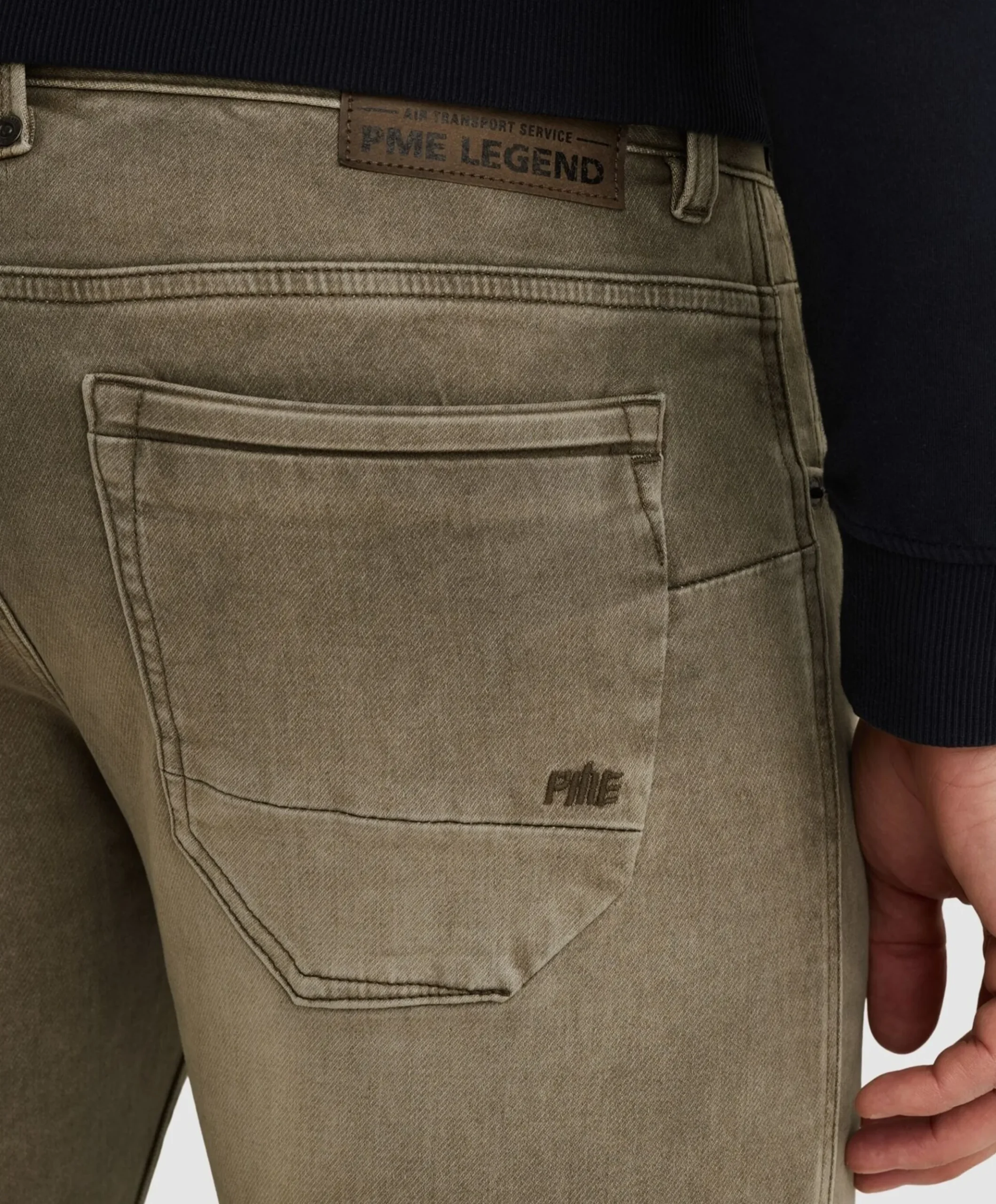 PME LEGEND NIGHTFLIGHT JEANS WASHE heren jeans bruin
