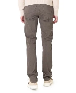 5-Pocket Modern Fit heren broek bruin