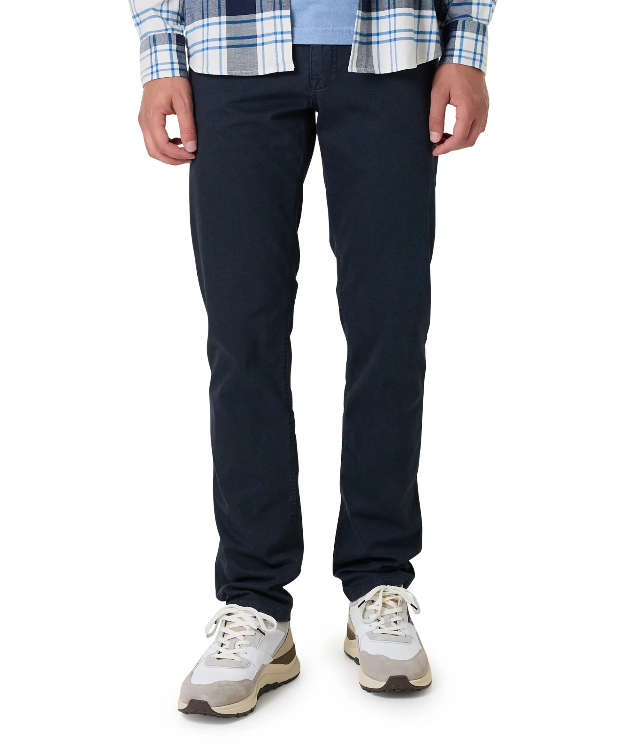 5-Pocket Modern Fit heren broek blauw