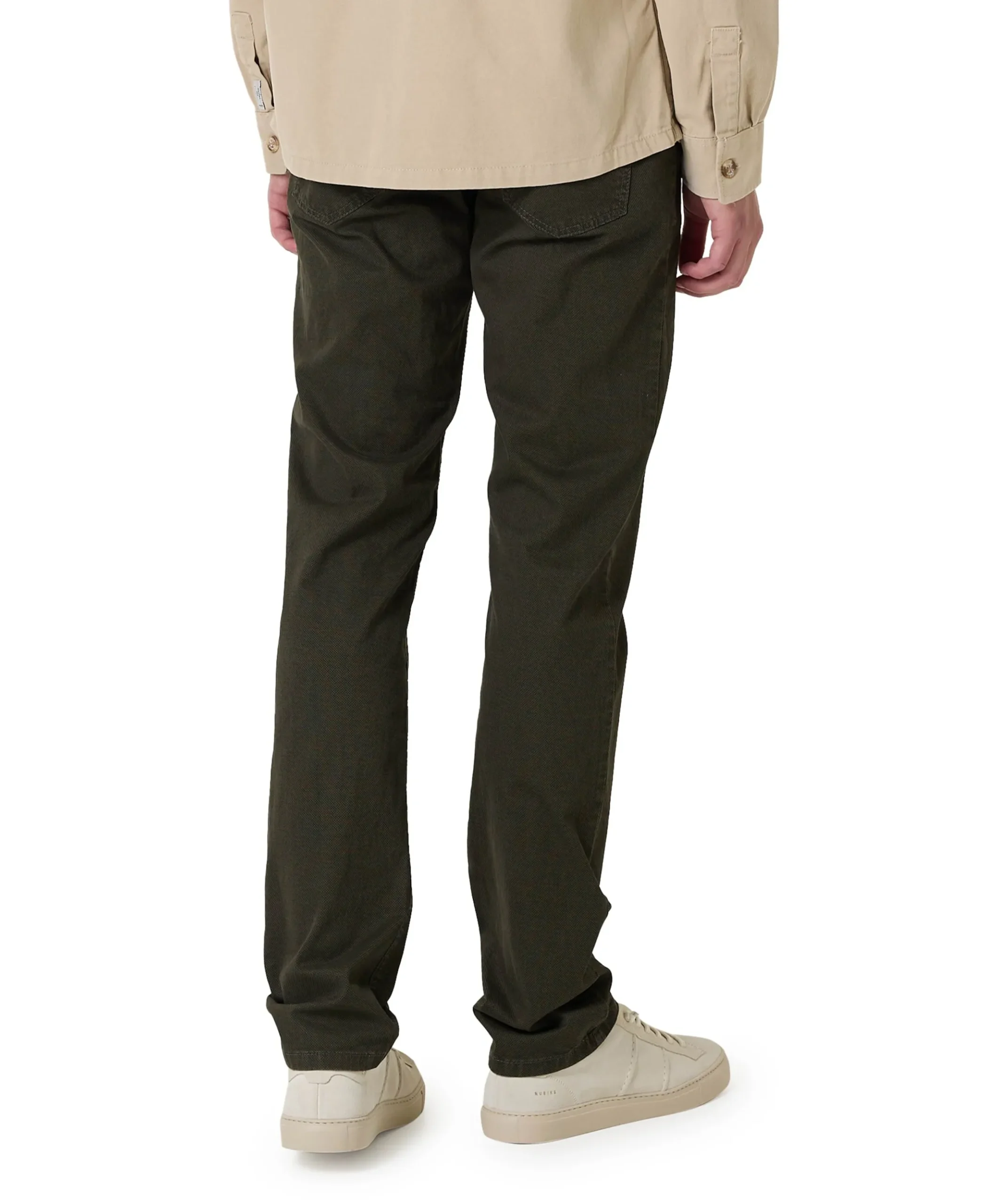 5-Pocket Modern Fit heren broek groen