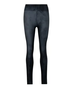 Printed High Waist Tights dames tights grijs