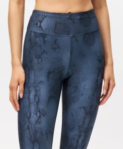 Printed High Waist Tights dames tights grijs