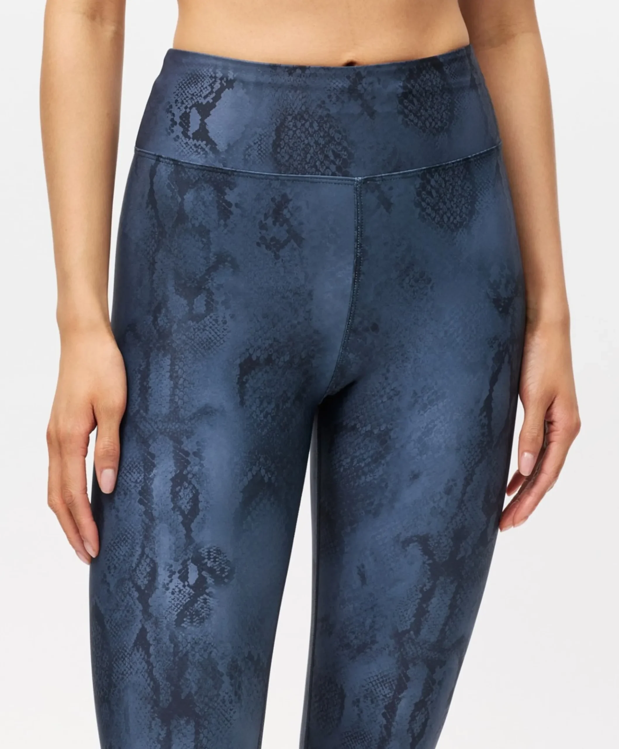 Printed High Waist Tights dames tights grijs