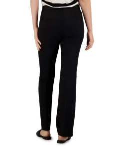 Pull On Slim broek zwart