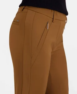 Pull On Slim dames broek bruin