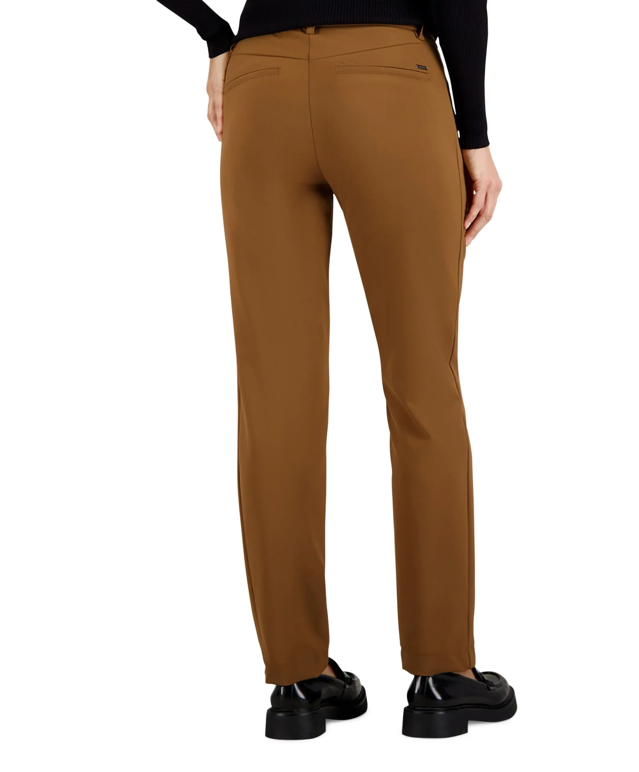 Pull On Slim dames broek bruin