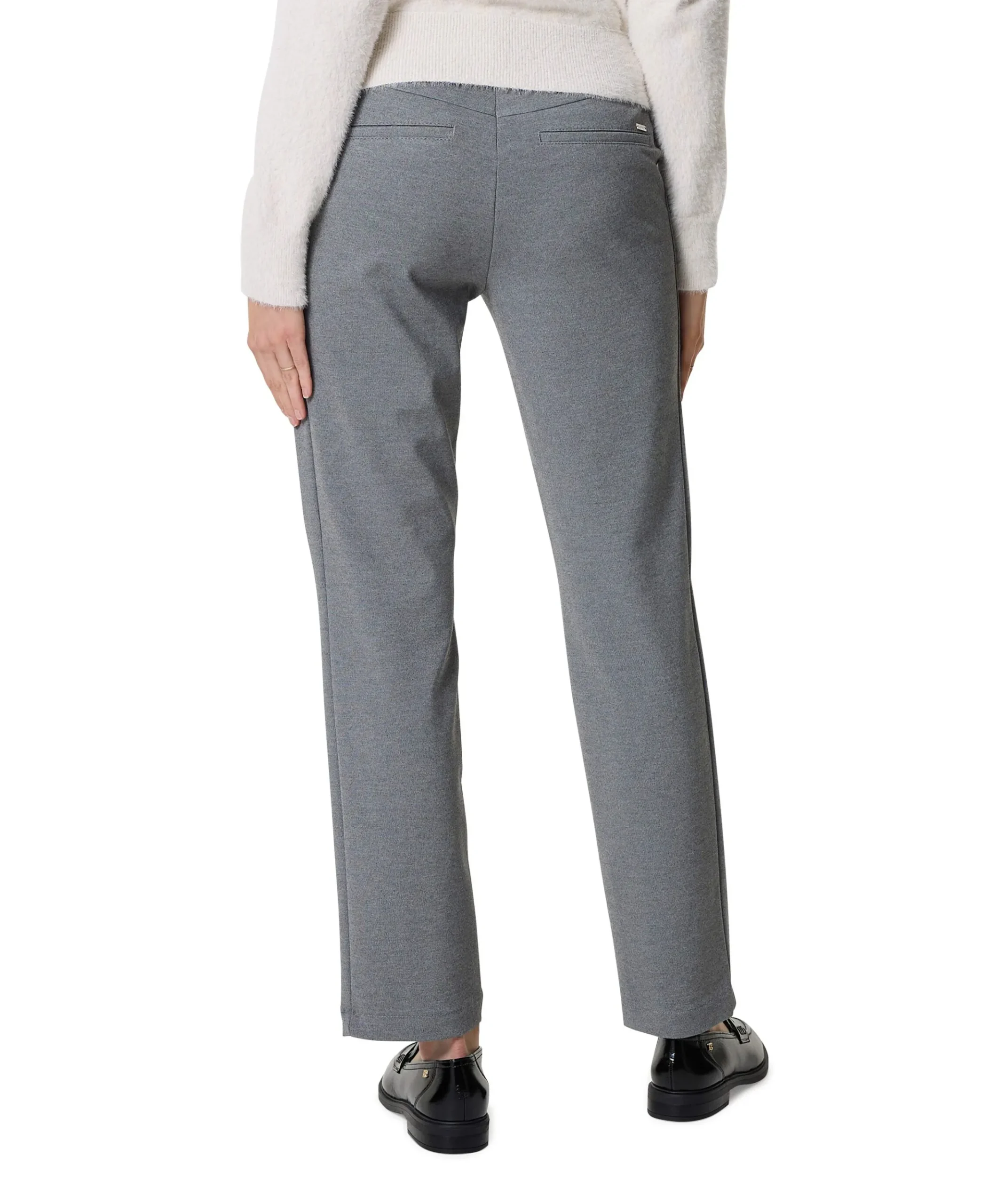 Pull On Slim dames broek grijs