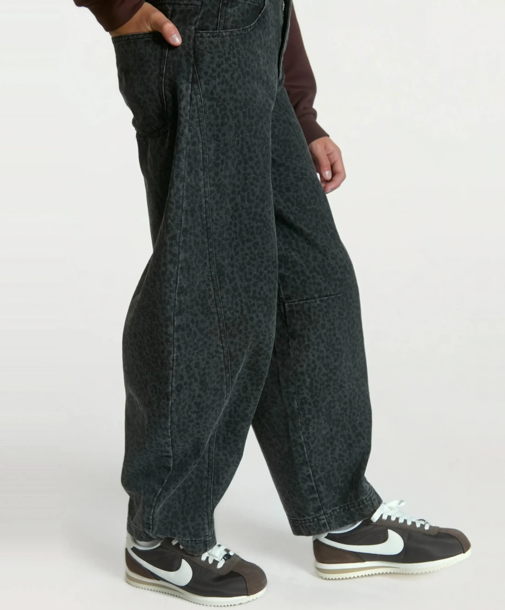 QUINN ANIMAL CO 588 G meisjes jeans grijs