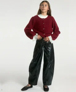 QUINN PU PU 621 G meisjes broek zwart