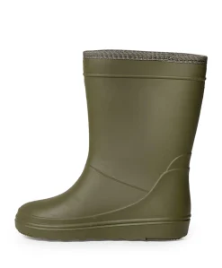 rain boots solid regenlaarzen groen