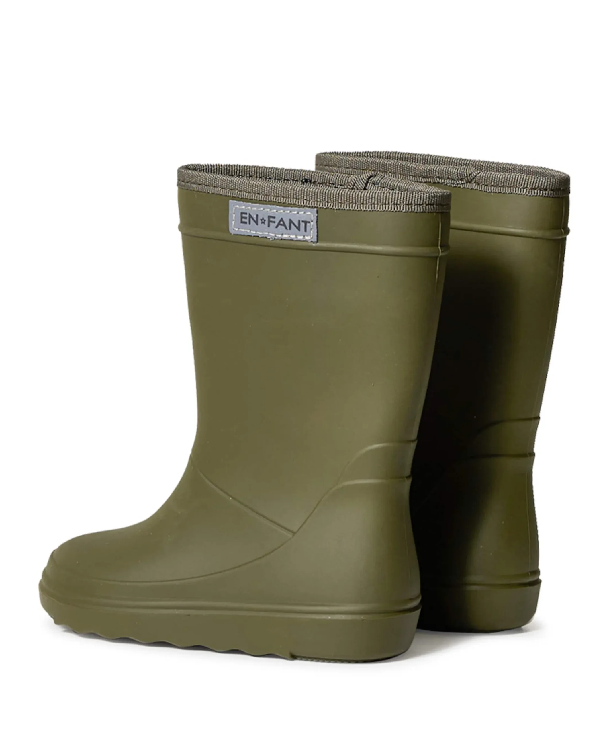 rain boots solid regenlaarzen groen